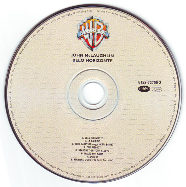 John McLaughlin – Belo Horizonte (2004, CD) - Discogs