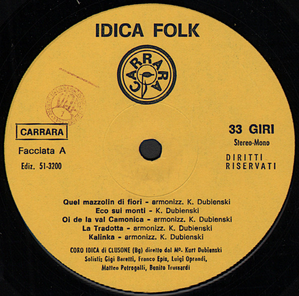 lataa albumi Coro Idica Di Clusone - Idica Folk