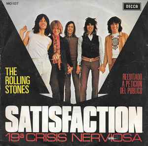 The Rolling Stones – Satisfaction (1965, Vinyl) - Discogs