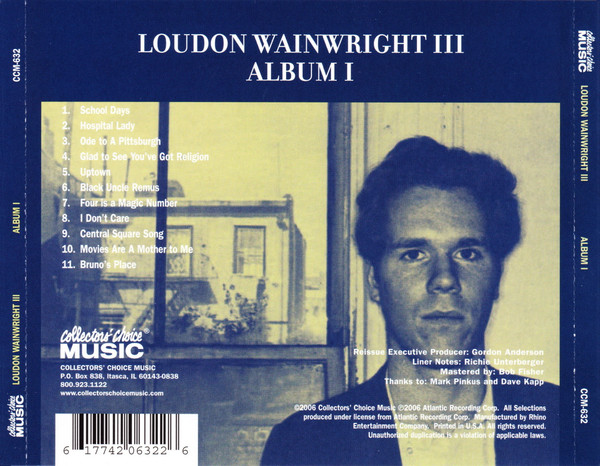 télécharger l'album Loudon Wainwright III - Album I