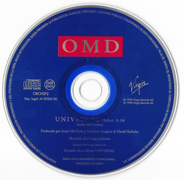 OMD – Universal (1996, CD) - Discogs