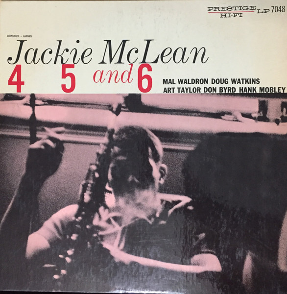 Jackie McLean – 4, 5 And 6 (1983, Vinyl) - Discogs