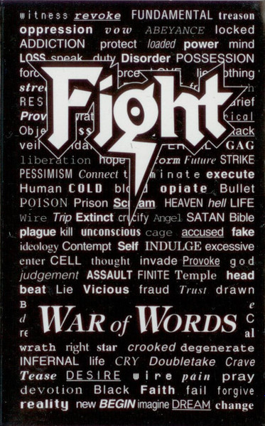 FIGHT レコード　war of words　judas  priest
