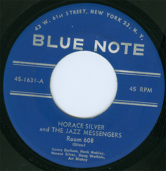 Horace Silver And Jazz Messengers, The – Room 608 (1955, Vinyl