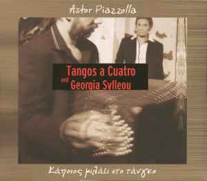 Tangos A Cuatro - Astor Piazzolla - Κάποιος Μιλάει Στο Τάνγκο album cover