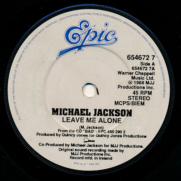 baixar álbum Michael Jackson - Leave Me Alone