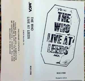 The Who – Live At Leeds (1980, Cassette) - Discogs