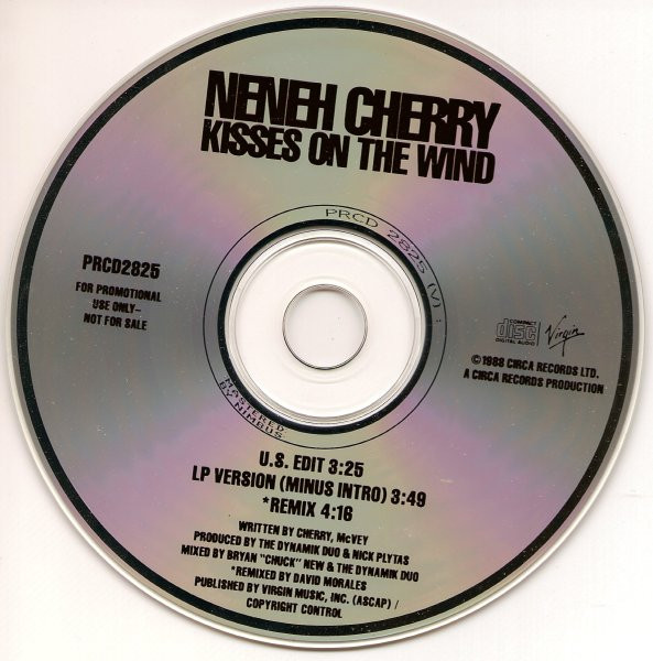 Neneh Cherry – Kisses On The Wind (1989, Vinyl) - Discogs