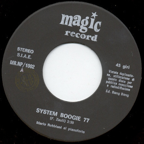 ladda ner album Mario Robbiani - System Boogie 77
