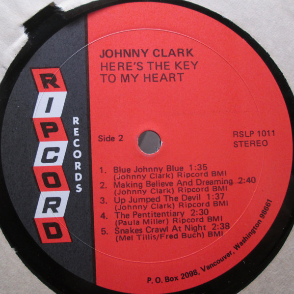 ladda ner album Johnny Clark - Heres The Key To My Heart