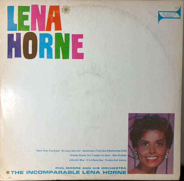 Lena Horne – The Incomparable Lena Horne (1963