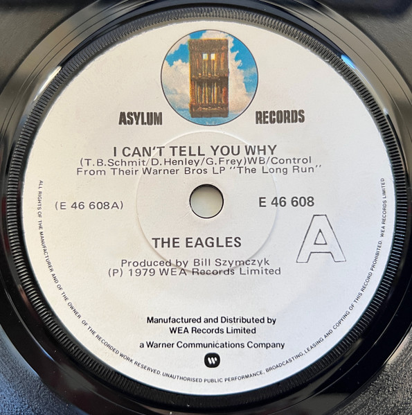 EAGLES - Get Over It ~ Geffen Records 45 RPM 7 Vinyl Record