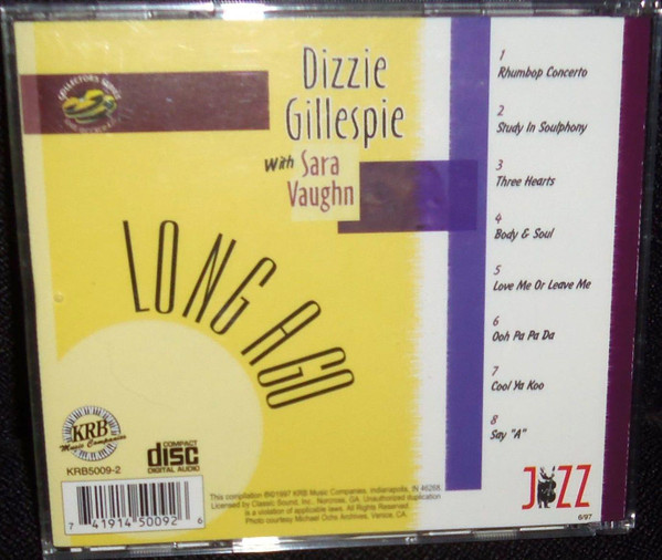 baixar álbum Dizzie Gillespie With Sara Vaughn - Long Ago