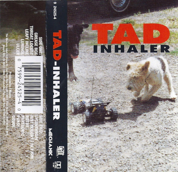 Tad – Inhaler (1993, Transparent Red, Cassette) - Discogs