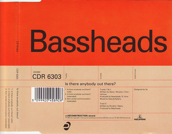 Bassheads Is There Anybody Out There Cd Discogs