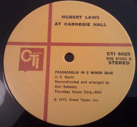 ladda ner album Hubert Laws - Carnegie Hall