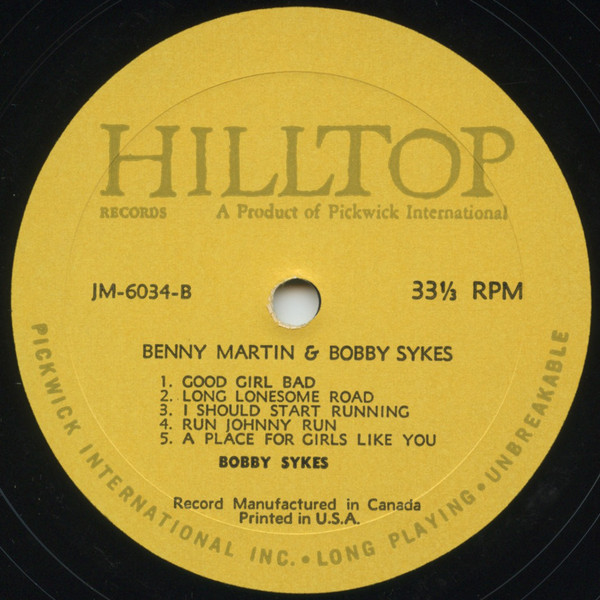 Album herunterladen Benny Martin, Bobby Sykes - The Nashville Sound Of Modern Country Music