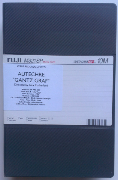 Autechre Gantz Graf 02 Betacam Sp Discogs