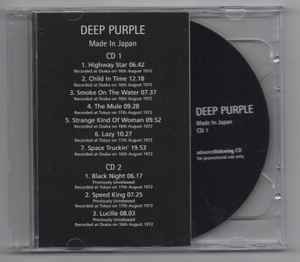 Deep Purple – Made In Japan (CD) - Discogs