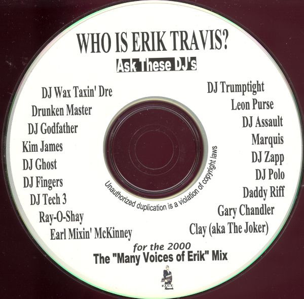 Styre portugisisk Hilse Erik Travis – Who Is Erik Travis? - The Many Voices Of Erik Mix (2000, CDr)  - Discogs