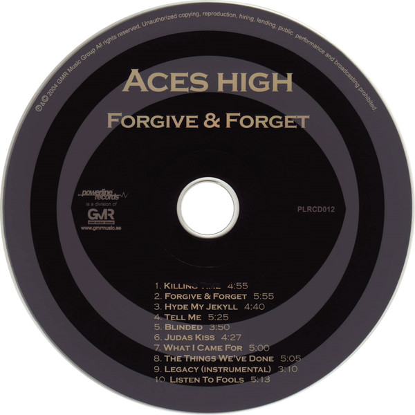 ladda ner album Aces High - Forgive Forget