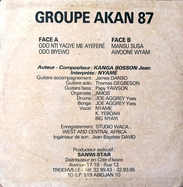 descargar álbum Groupe Akan 87 - Mansu Susa Vol 1