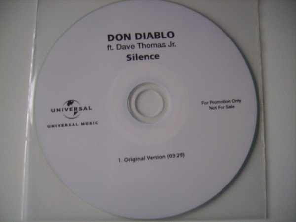 télécharger l'album Don Diablo Ft Dave Thomas Jr - Silence