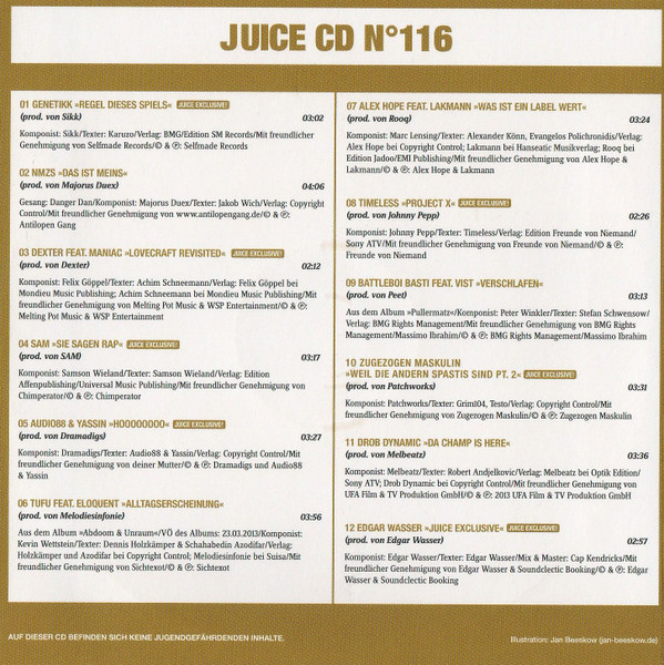 Album herunterladen Various - Juice CD 116