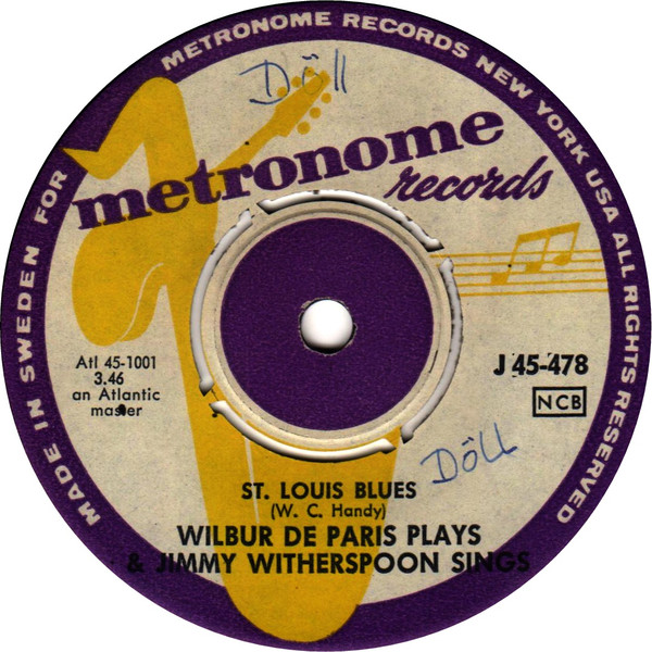 télécharger l'album Wilbur De Paris Jimmy Witherspoon - Wilbur De Paris Plays Jimmy Witherspoon Sings