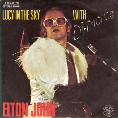 Elton John – Lucy In The Sky With Diamonds (1974, Vinyl) - Discogs