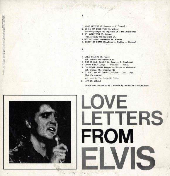 descargar álbum Elvis - Love Letters From Elvis