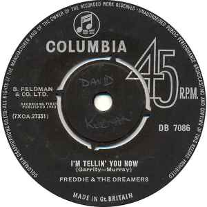 Freddie & The Dreamers - I'm Tellin' You Now