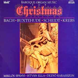Johann Sebastian Bach - Baroque Organ Music For Christmas album cover