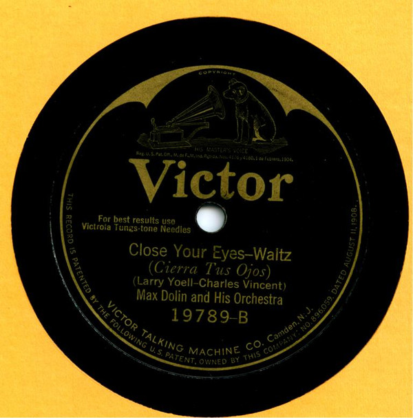 last ned album Don Clark And His La Monica Ballroom Orchestra Max Dolin And His Orchestra - Neapolitan Nights Close Your Eyes