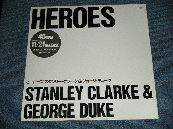 ladda ner album Saga サーガ Stanley Clarke & George Duke スタンリークラークジョージデューク - The Flyer フライヤーの伝説 Heroes ヒーローズ