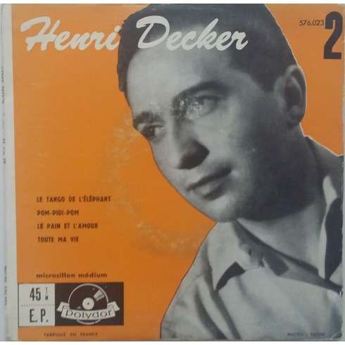 lataa albumi Henri Decker - 2 Le Tango De LElephant