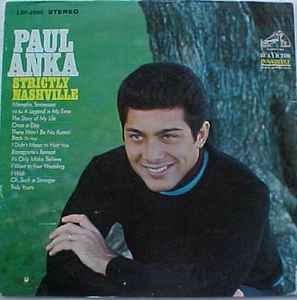 Paul Anka - Strictly Nashville album cover