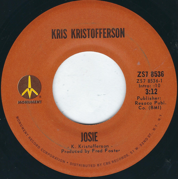 baixar álbum Kris Kristofferson - Josie