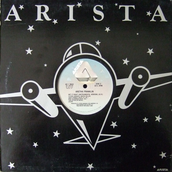 Aretha Franklin - Get It Right | Arista (AD 1 9043) - 4