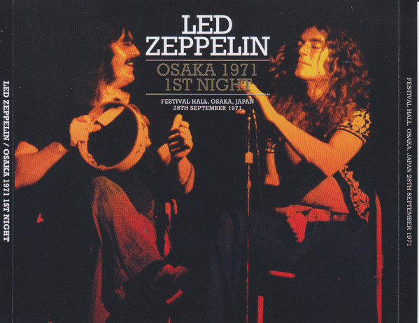 Led Zeppelin – Osaka 1971 1st Night (2018, CD) - Discogs