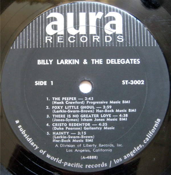 Album herunterladen Download Billy Larkin & The Delegates - Billy Larkin The Delegates album