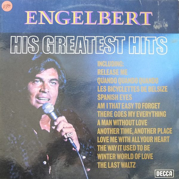 Engelbert Humperdinck - His Greatest Hits | Releases | Discogs