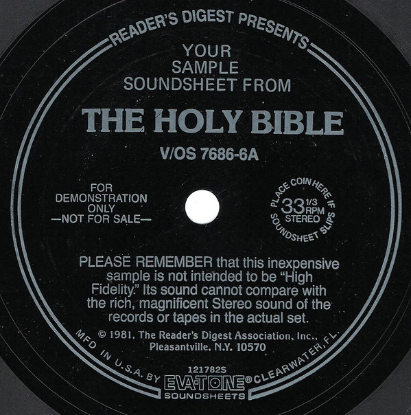 baixar álbum No Artist - Your Sample Soundsheet From The Holy Bible