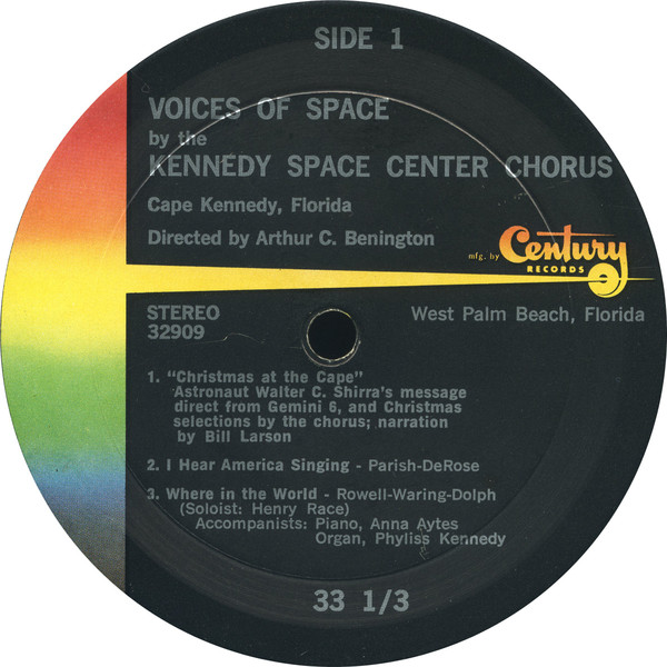baixar álbum Kennedy Space Center Chorus With Astronaut Walter M Schirra - Voices Of Space