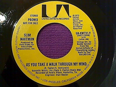 ladda ner album Slim Whitman - As You Take A Walk Through My Mind