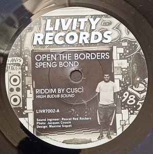 Speng Bond - Open The Borders album cover