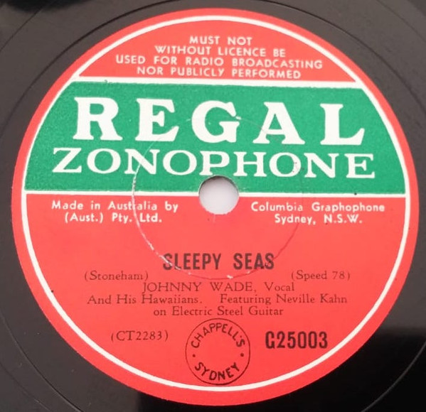 last ned album Johnny Wade And His Hawaiians - Sleepy Seas The Murray Moon