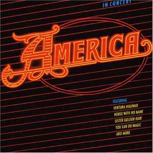 America (2) - America In Concert album cover