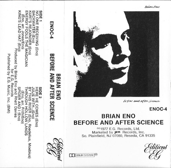 Brian Eno – Before And After Science (Cassette) - Discogs