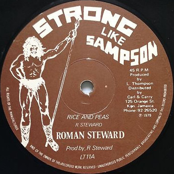 Roman Steward – Rice And Peas (1979, Vinyl) - Discogs